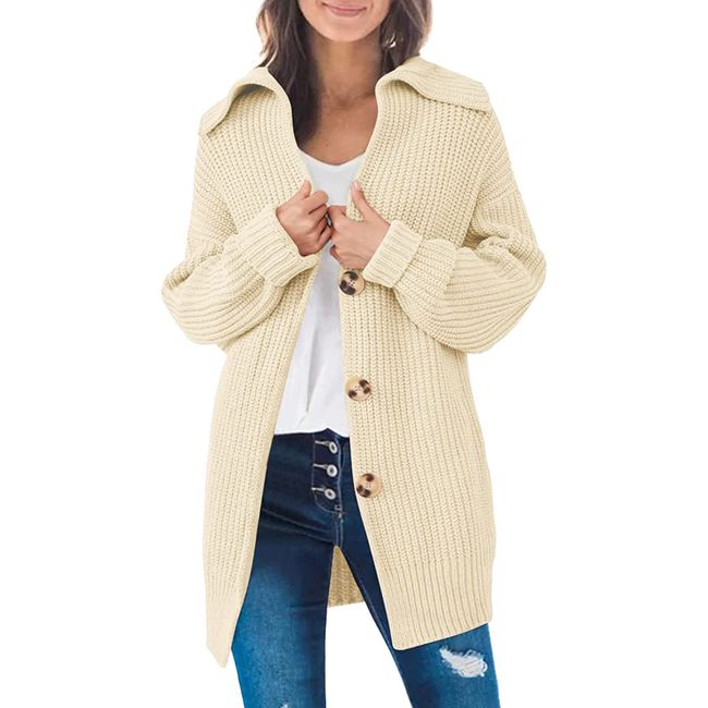 Lillusory 2022 Fall Women's Stranded Knit Cardigan